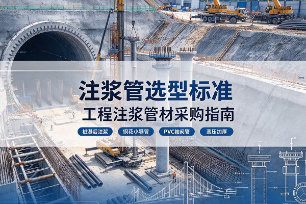 颍泉注浆管选型标准