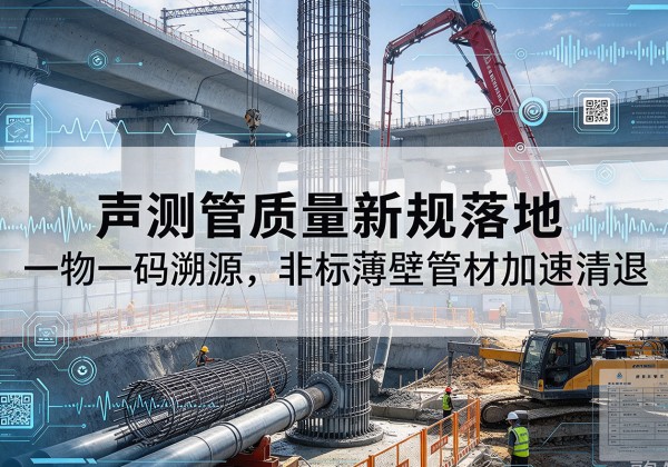 颍泉声测管质量新规落地，一物一码溯源，非标薄壁管材加速清退