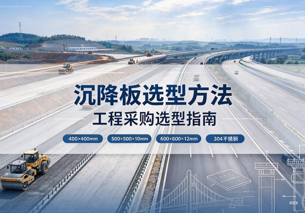 颍泉沉降板选择方法